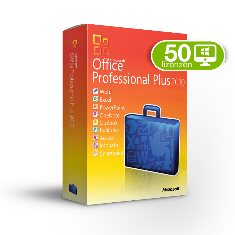Microsoft Office Professional Plus 2010 / 50pc - Microsoft Office 2010 Professional Plus (800x800)