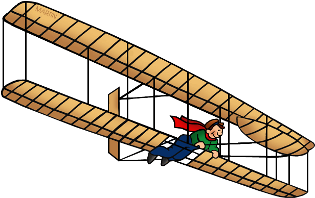Airplane - Early Airplane Clipart (648x432)