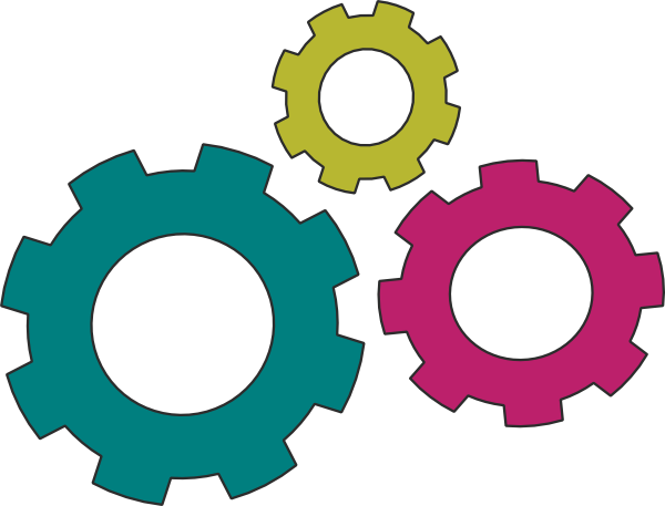 Wheel Clipart Cog - Cogs Of A Wheel (600x457)