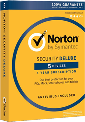 Norton Antivirus -deluxe - Symantec Norton Security Deluxe 3.0 (5-device, 1-year (652x560)
