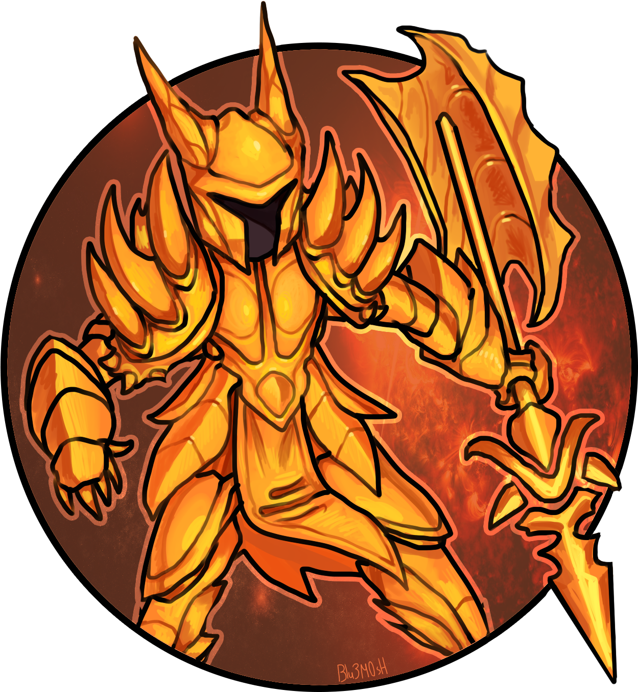 Terraria Solar Eclipse Armour Solar Flare Body Armor - Terraria Solar Flare Armor (1500x1500)