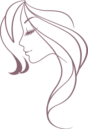 Woman Silhouette Abstract Png (343x500)