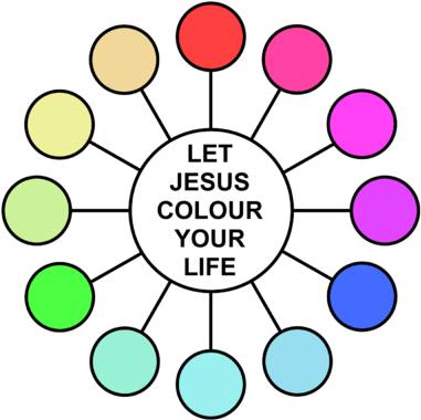 Color Wheel Clipart Transparent - Clock (400x395)