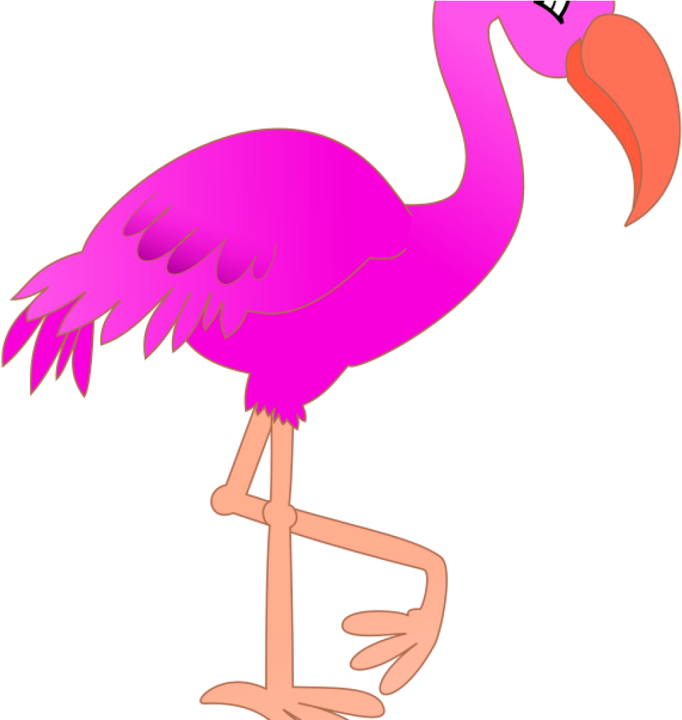 Flamingo Clip Art Free Free To Use Public Domain Flamingo - Cartoon Flamingo Clip Art (1024x1024)