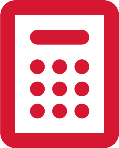 Garage Door Openers - Calculator Icon Simple (512x512)