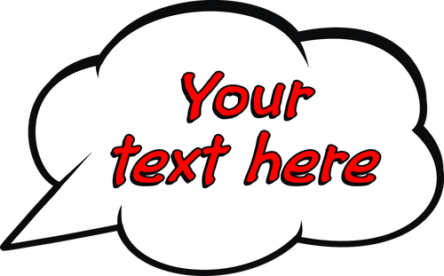 Custom Bubble Sign - Custom Bubble Sign (1000x621)