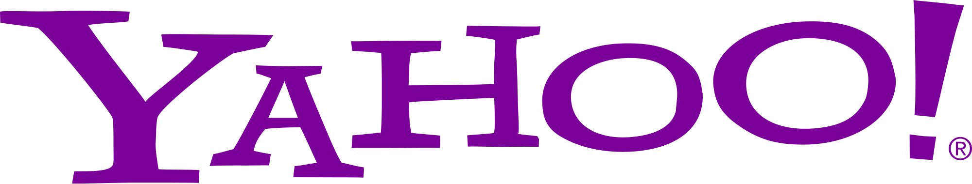 Throughout History, Purple Has Been Considered A Regal - Logo Yahoo Png (2000x380)