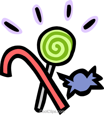 Assorted Candies Royalty Free Vector Clip Art Illustration - Assorted Candies Royalty Free Vector Clip Art Illustration (433x480)