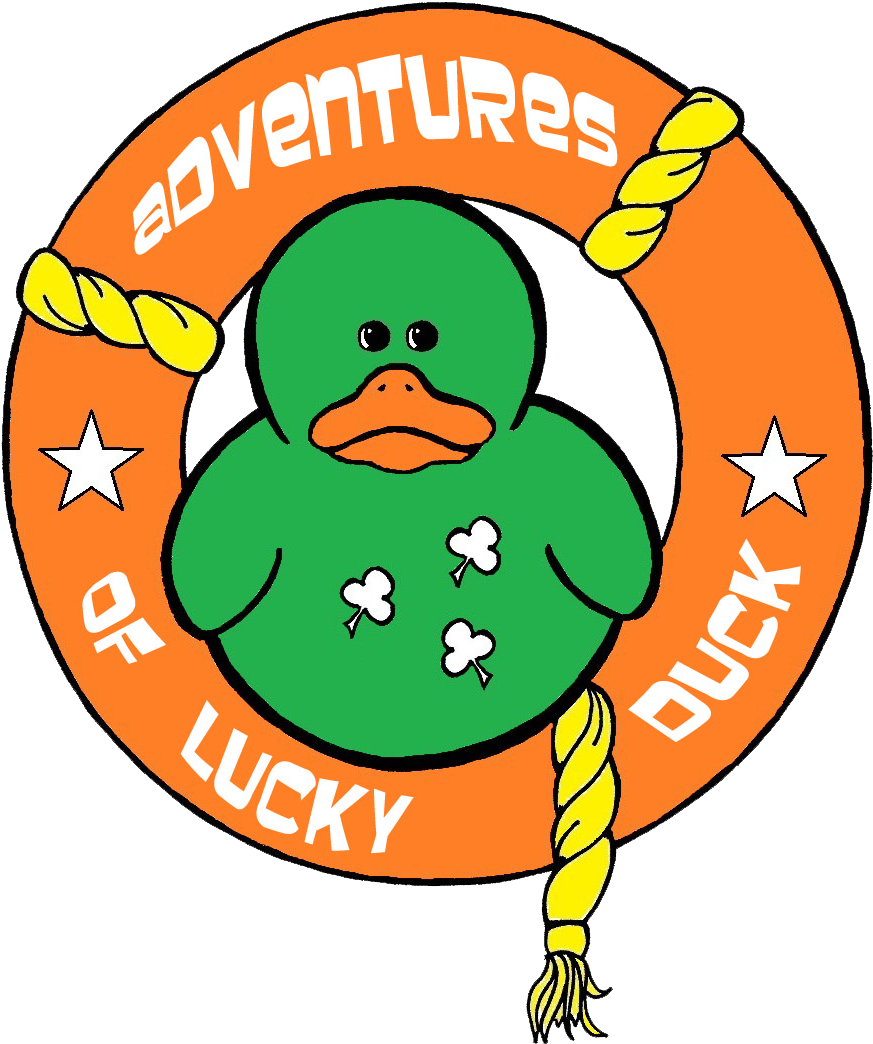 Lucky Duck Logo - Cartoon (974x1107)