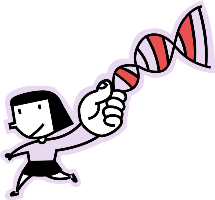 Vector Illustration Of Assorted Confectionery Wrapped - Dna Clipart (751x700)