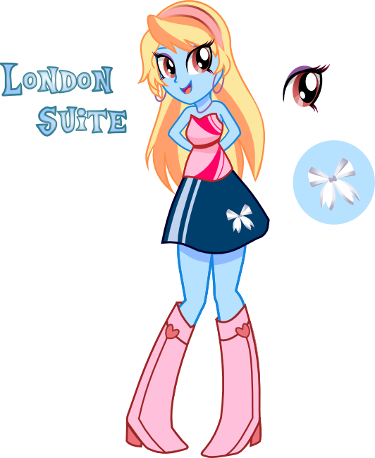 [eg Oc] London Suite By Pandamoniyum - Blue (532x650)