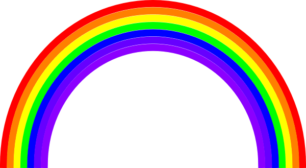 Rainbow Sarah Clip Art - Nelson Mandela Rainbow Nation (600x329)