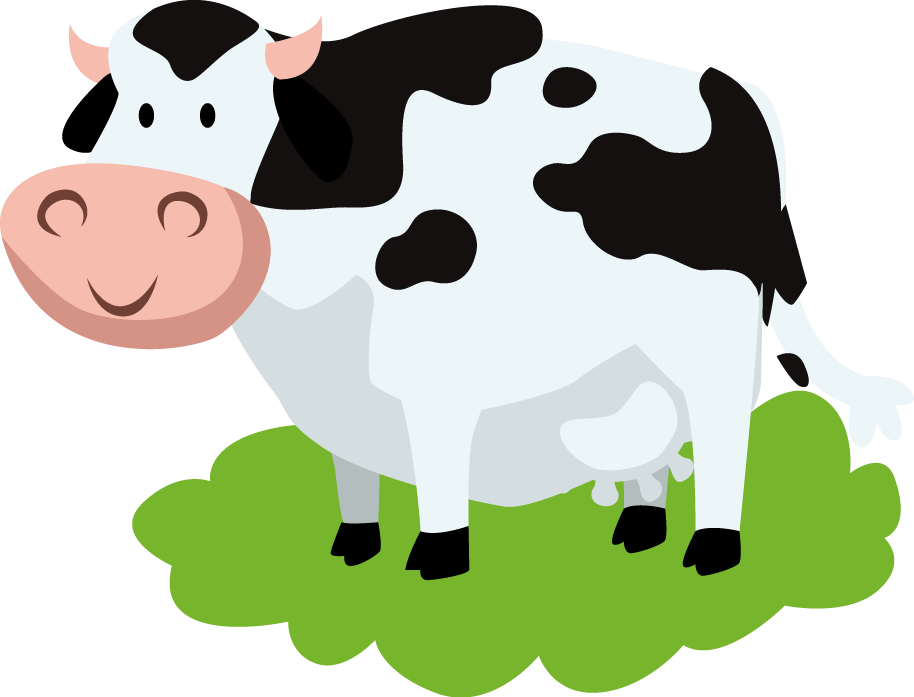 Dairy Cattle Song Nursery Rhyme La Vaca Lechera - Melkkuh Im Garten Mousepads (914x697)