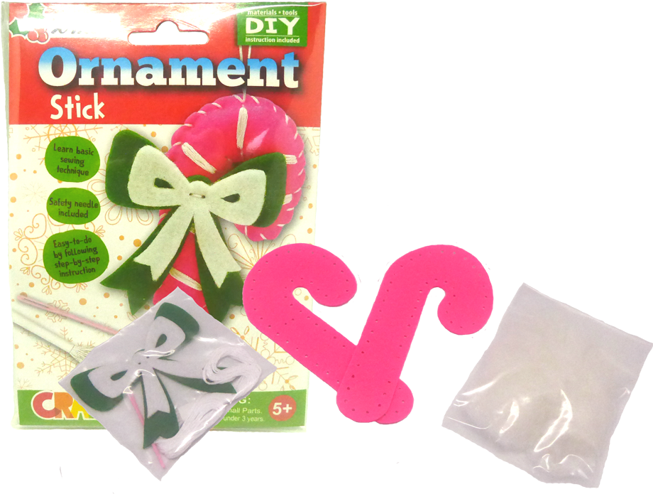 Ornament Craft Kit Candy Stick - Art Paper (960x960)