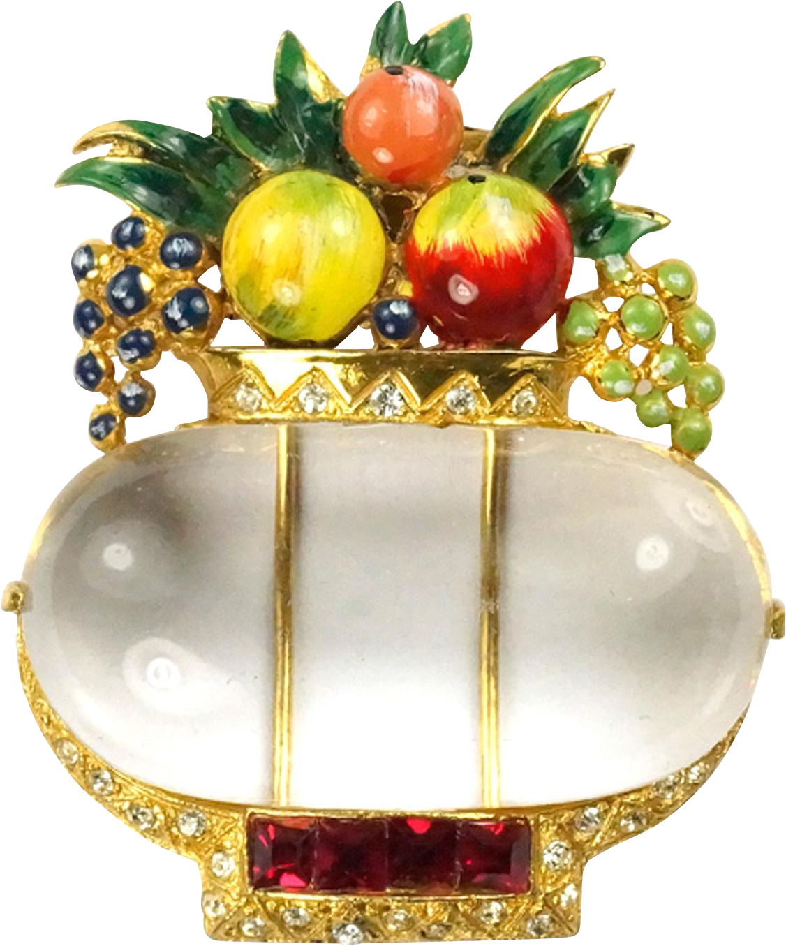 Coro Craft Corocraft Adolph Katz Enamel Fruits 'jelly - Cherry Tomatoes (1354x1354)