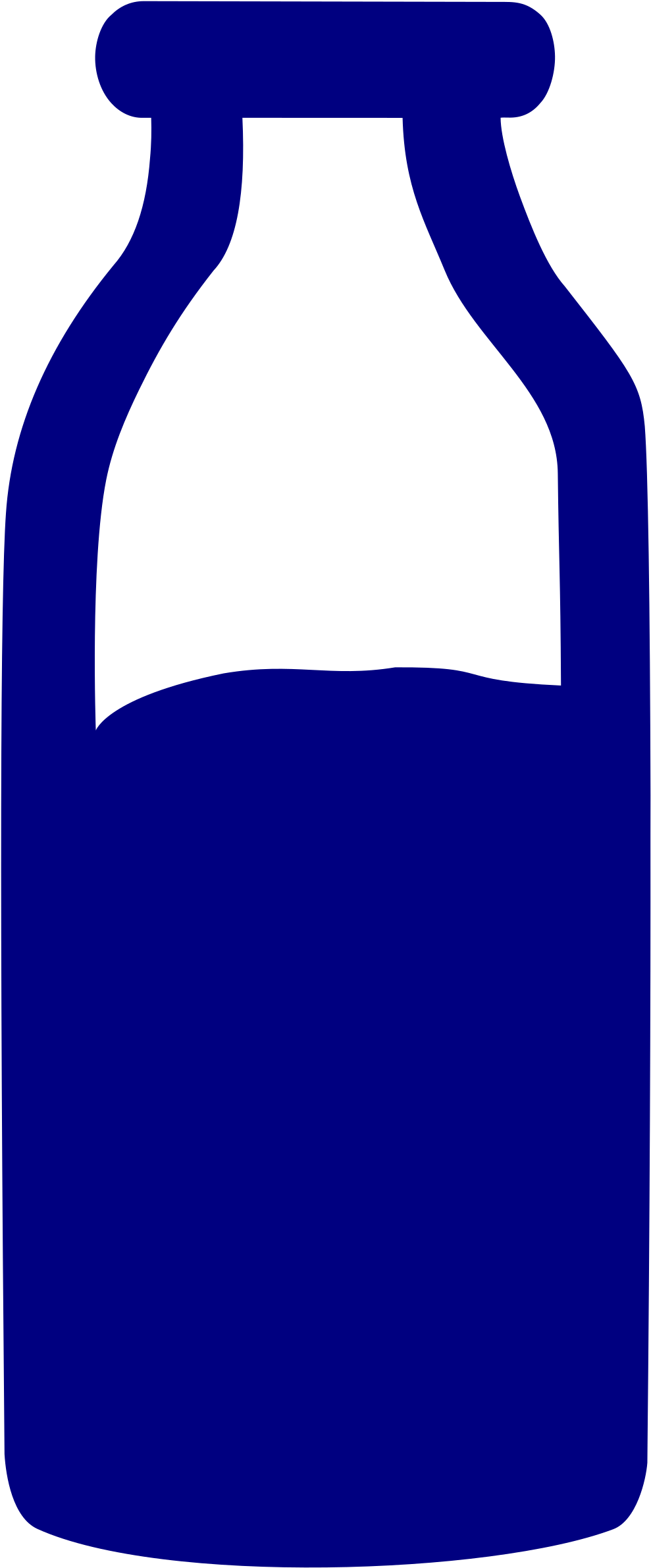Clipart - Milk Bottle Clip Art (1008x2400)