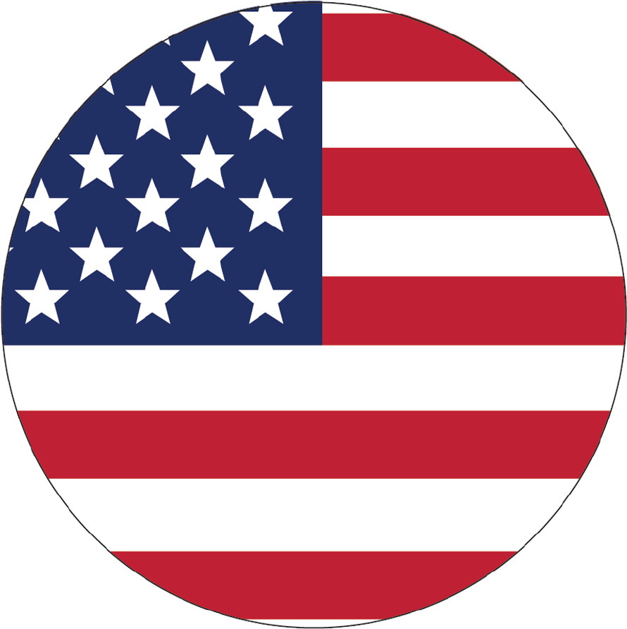 Us Flag 6" Sticker - American Flag (900x900)