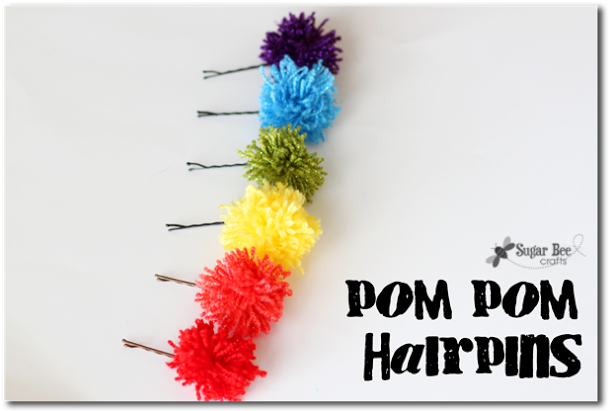 Pom Pom Hairpins - Happiness Canvas Print - Small By Madis (640x427)