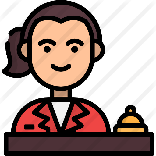 Receptionist - Recepcionista Hotel Png (512x512)