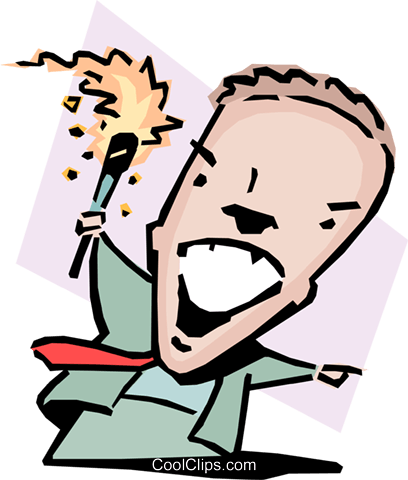 Full Battle Cry Royalty Free Vector Clip Art Illustration - Full Battle Cry Royalty Free Vector Clip Art Illustration (408x480)