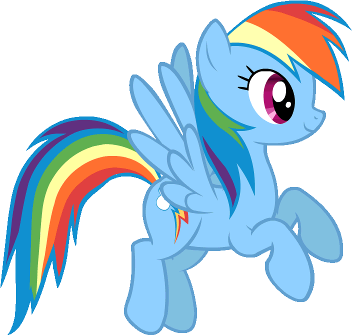 Pony Friendship Is Magic Rainbow (768x768)