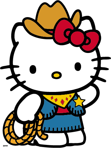 Hello Kitty Clip Art Cry - Halloween Hello Kitty Coloring Pages Printable (356x475)