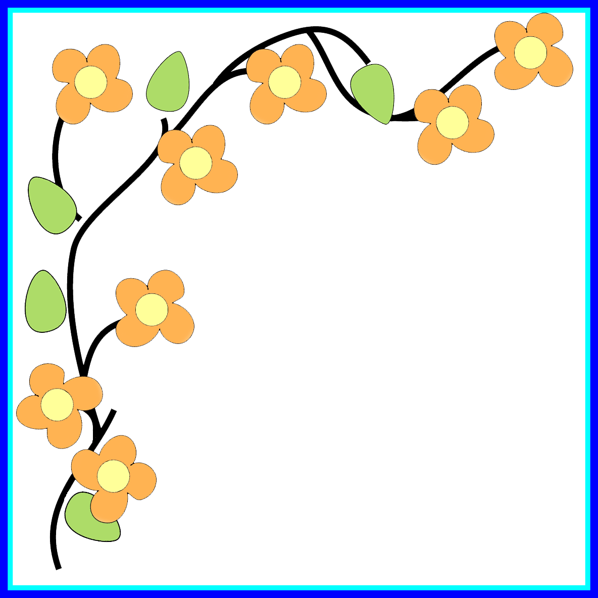 Unbelievable Flower Image Gallery Useful Floral Clip - Corner Border Clipart Png (1184x1184)