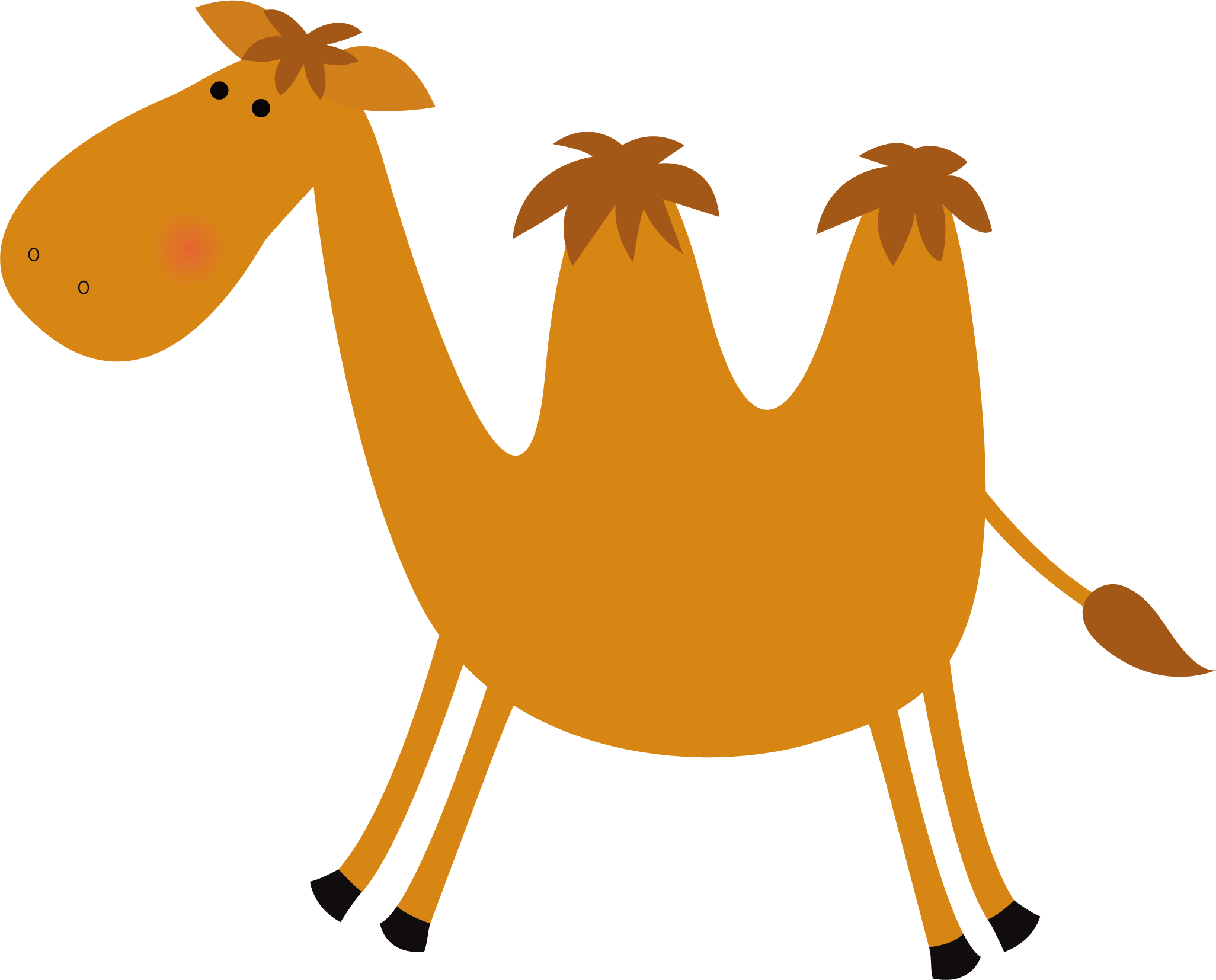 Camel Clip Art - 骆驼 矢量 (2052x1654)