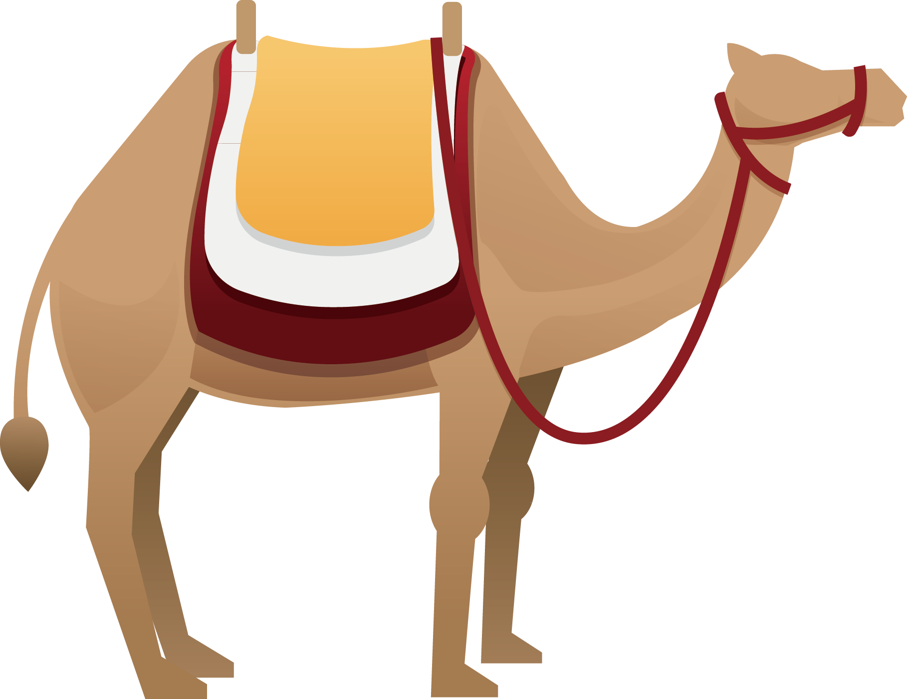 Camel Euclidean Vector Clip Art - 駱駝 卡通 (1818x1401)