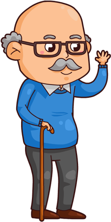 28 Collection Of Grandfather Clipart High Quality, - Grandfather Clipart (336x511)