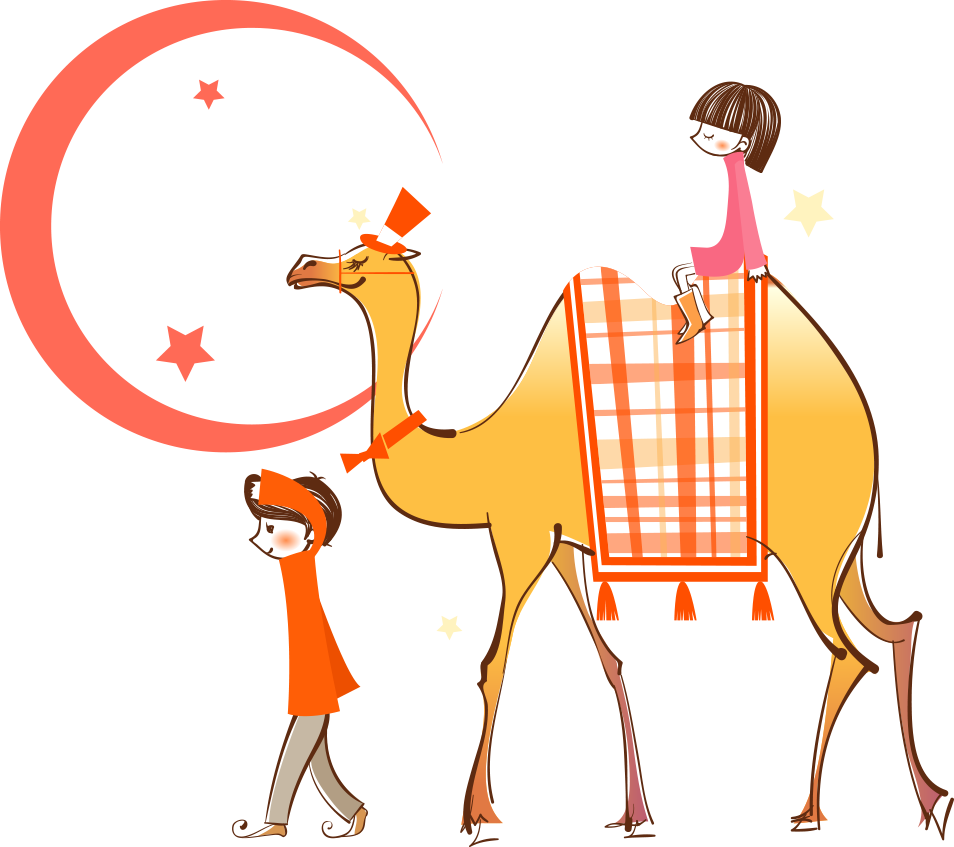 Vector Led Camel People - Camel (954x847)