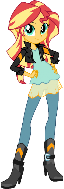 Friendship Games Sunset Shimmer Artwork - Sunset Shimmer Friendship Games Vector (269x786)