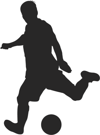 Soccer Player Kicking Ball 1 Transparent Png - Topo De Bolo Vasco (512x512)