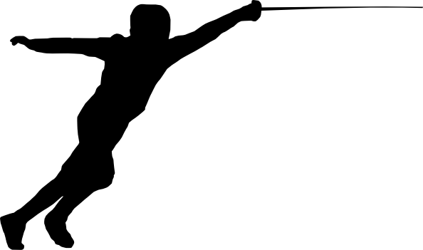 Clipart Info - Fencing Sport Clip Art (800x473)