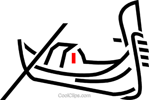 Gondola Royalty Free Vector Clip Art Illustration - Gondola Royalty Free Vector Clip Art Illustration (480x325)