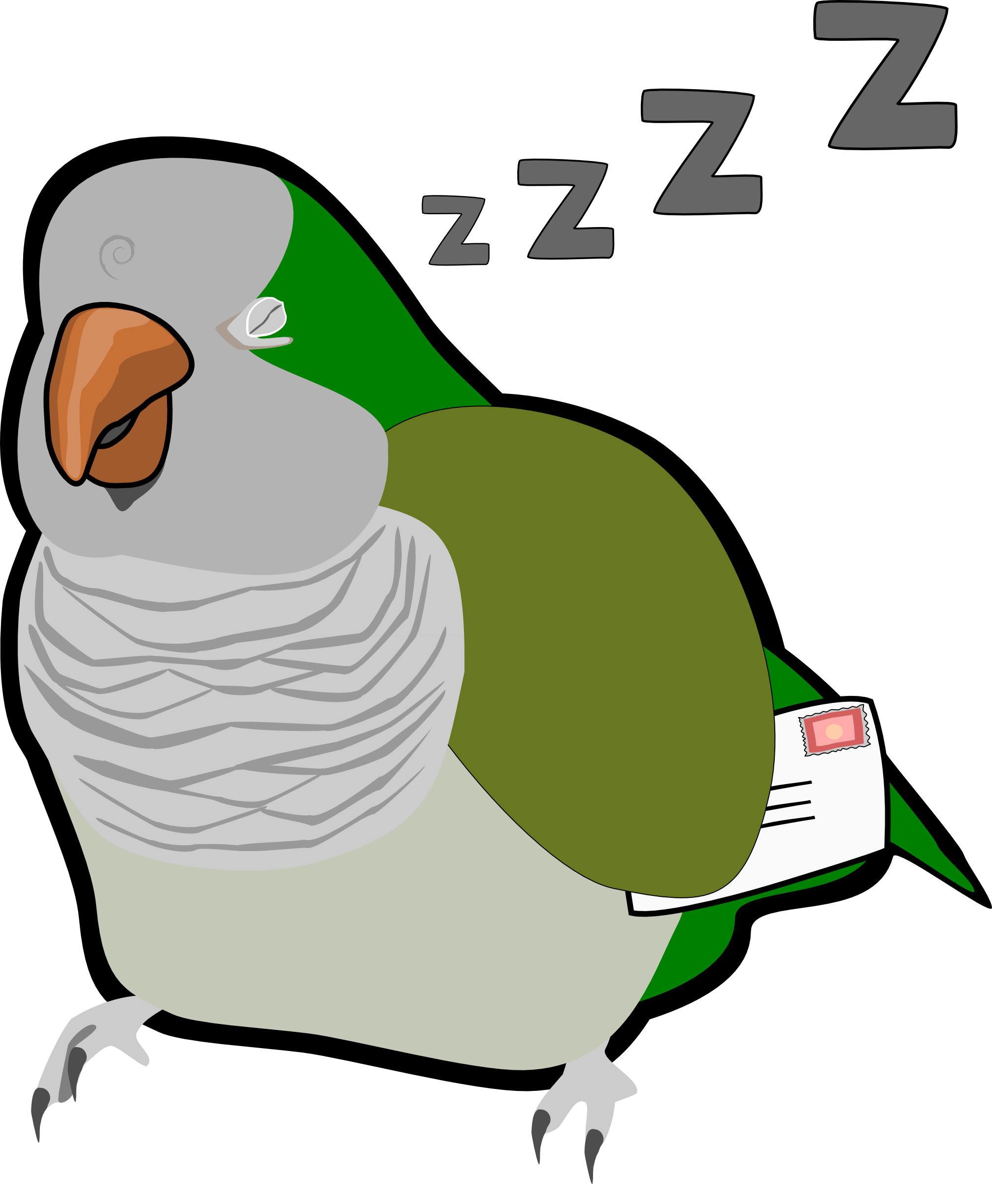 Sleepy Little Oats - Lovebird (2014x2404)