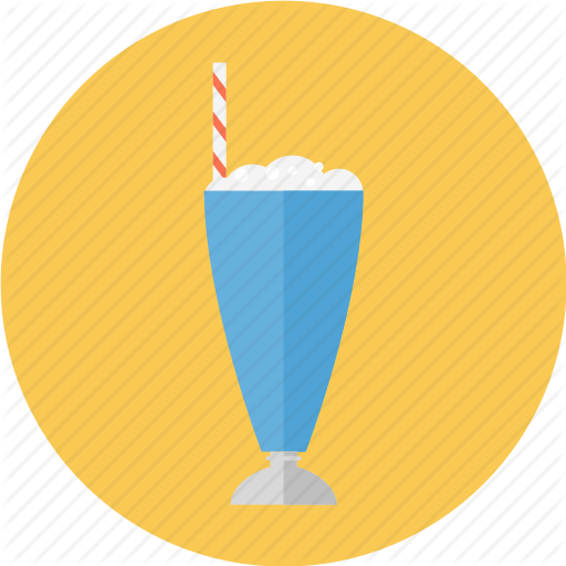 Milkshake Clipart Banana Milkshake - Milkshake Icon (512x512)