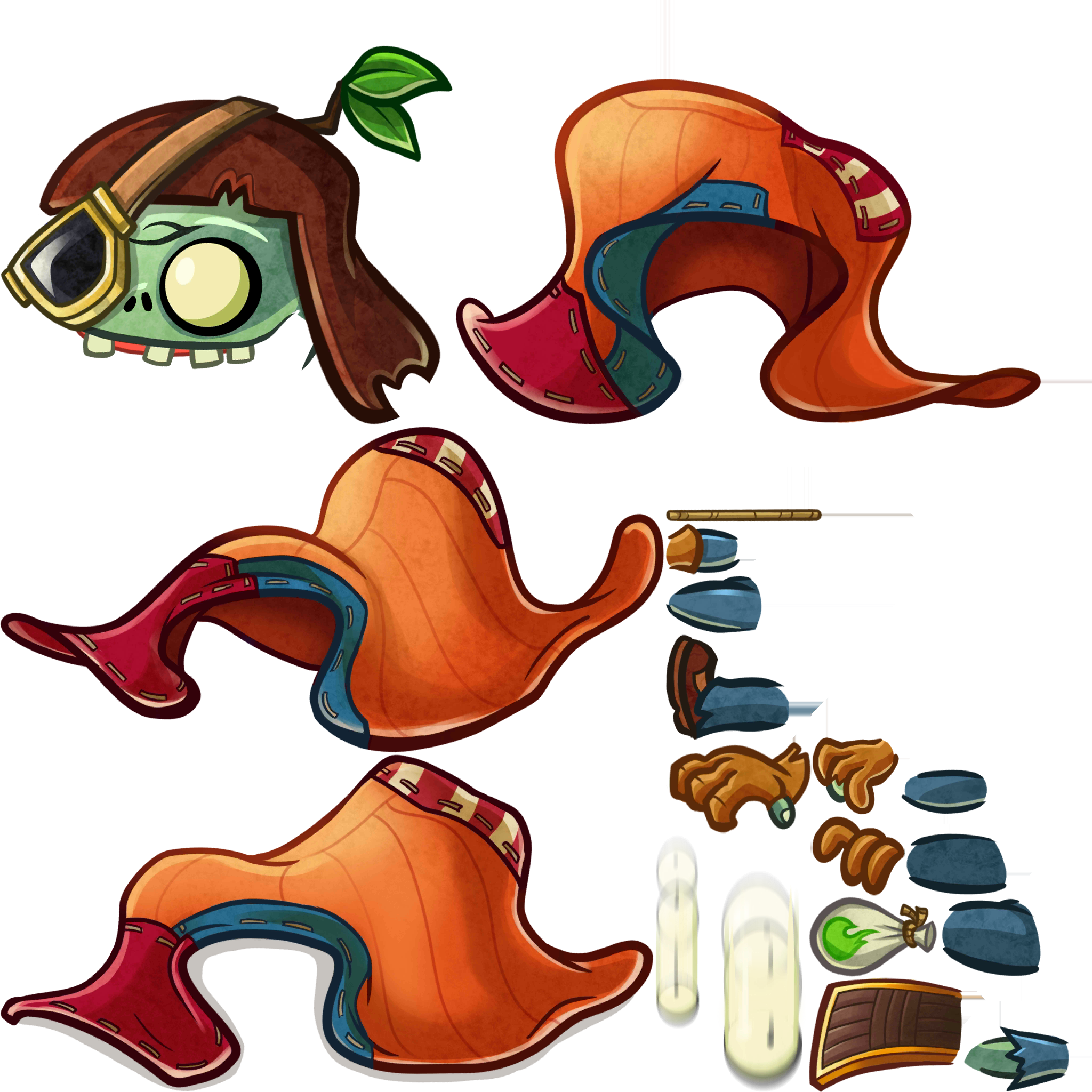 Zombot Aerostatic Gondola Pvzh2 - Gondola Lift (2048x2048)