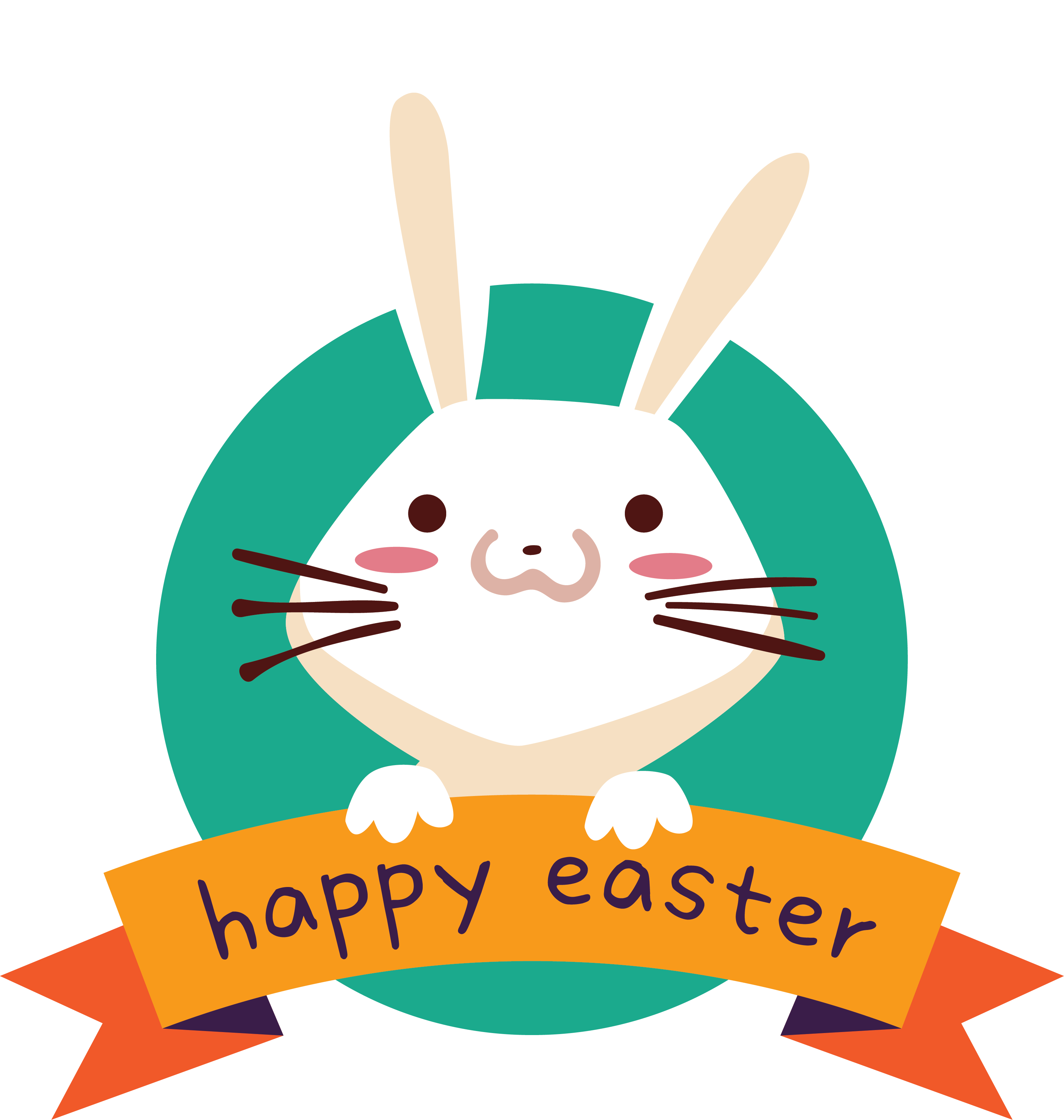 Easter Bunny Rabbit Easter Egg Clip Art - Easter Bunny (3169x3336)