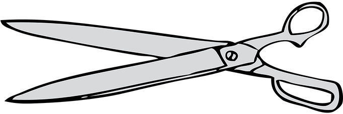 Scissors, Blade, Shears, Sharp, Edge - Cartoon Shears (680x340)