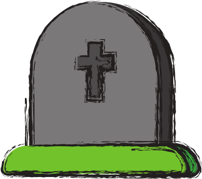 Cementery Stone Icon - Cross (550x550)