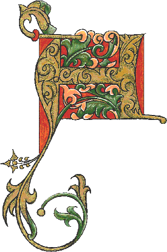 Illuminated Letter Designed By Ap Brown - Ap Brown Memorials (350x523)
