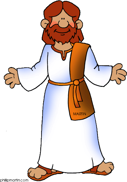 Clipart Jesus - Bible Characters Clipart Jesus (442x648)
