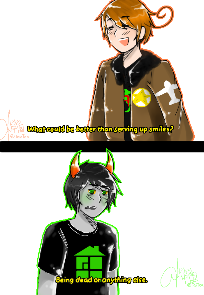 Being Dead Or Anything Else By Sweetlimeapledolltea - Homestuck (700x1012)