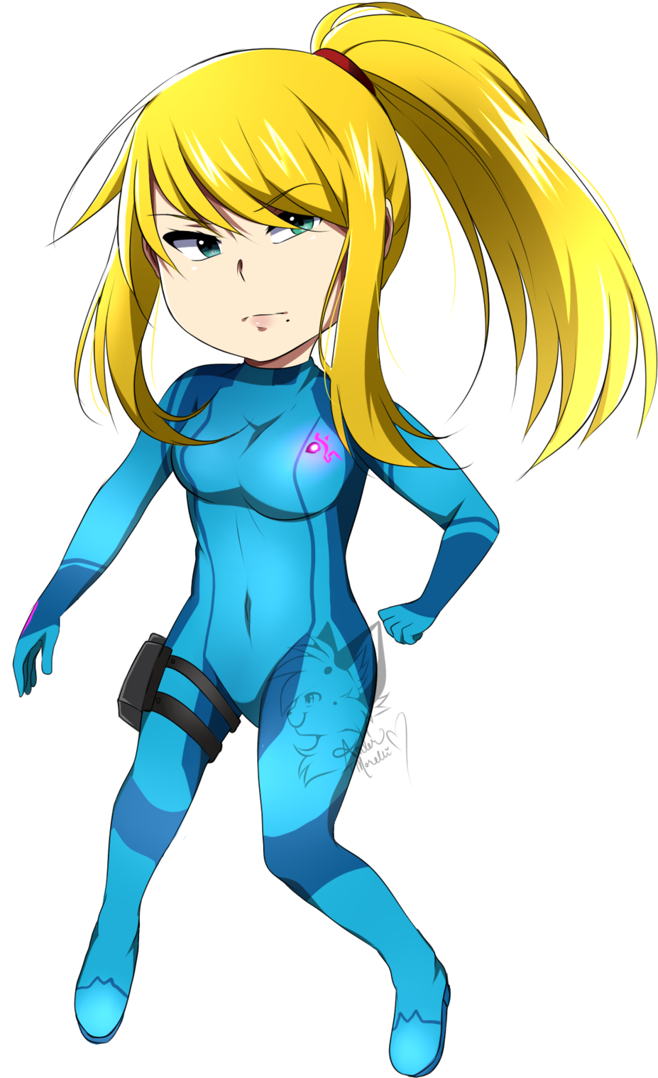 Zero Suit Samus By Crowzperch On Deviantart - Zero Suit Samus Chibi (1024x1562)