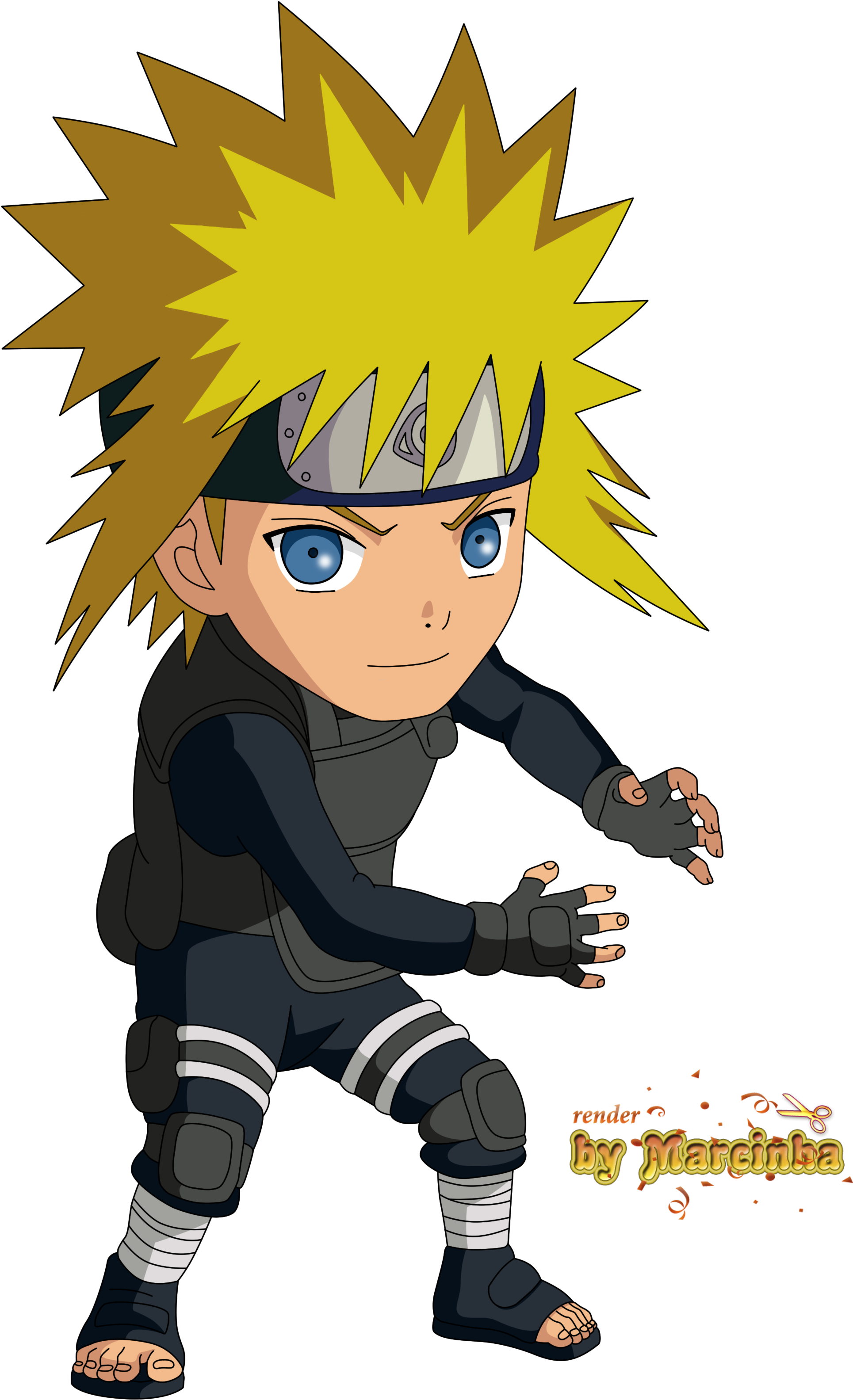 Chibi Namikaze Minato By Marcinha20 - Minato Chibi (2500x3500)