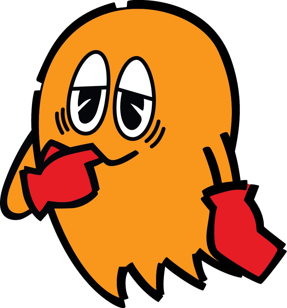 Original Clipart Pac Man - Pac Man Clyde (993x1066)