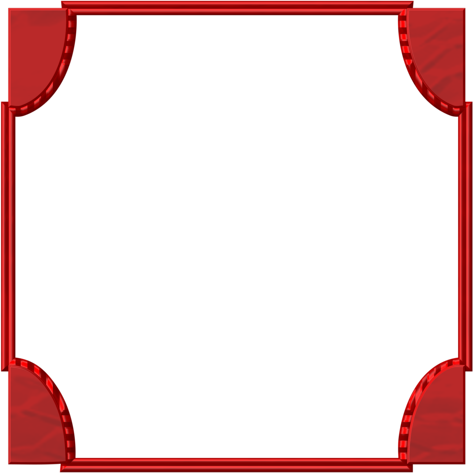Red Frame By Lashonda1980 Red Frame By Lashonda1980 - Red Frame Transparency (1024x1024)
