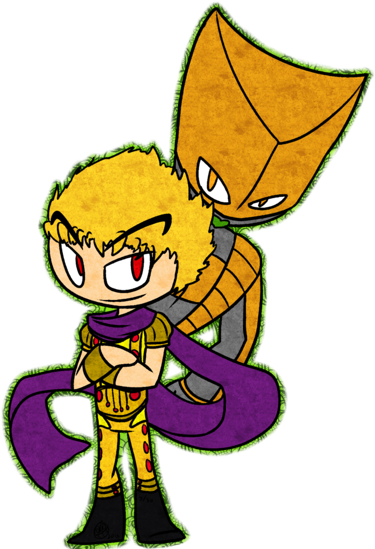 Dio Chibi Commission By Greteh - Cartoon (745x1073)