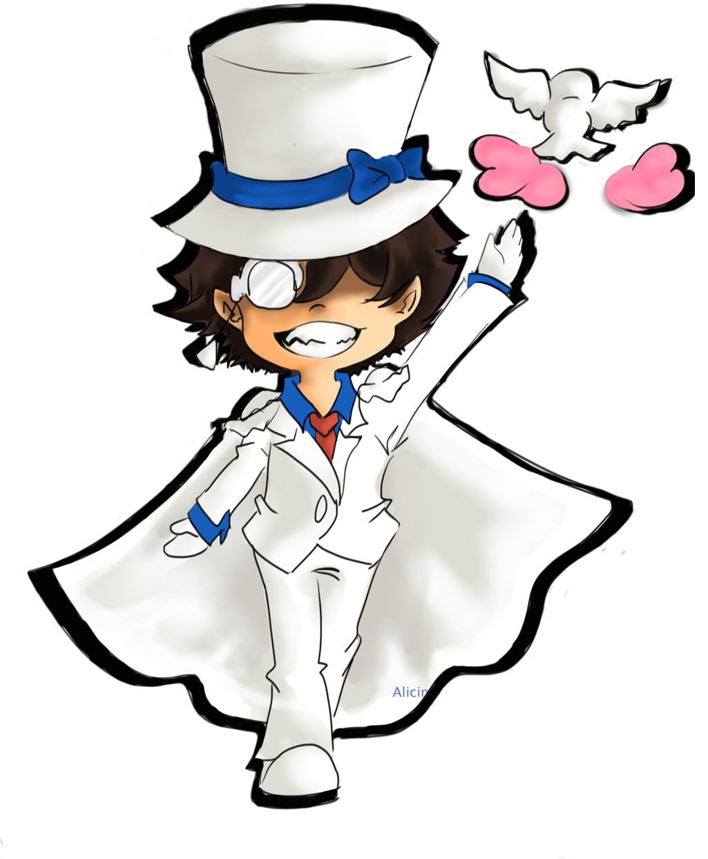 Kaitou Kid, 1412 , Chibi - Case Closed (1024x1365)